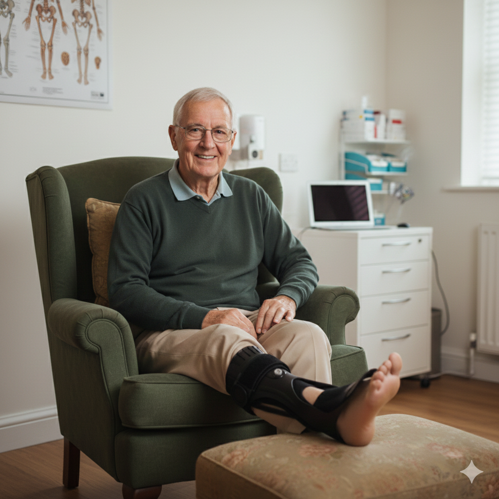 Foot Drooping and Inversion Orthosis