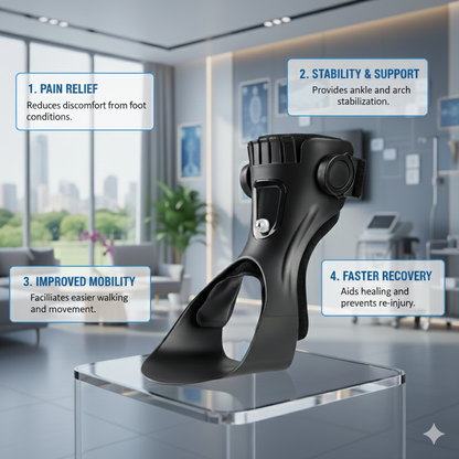 Foot Drooping and Inversion Orthosis